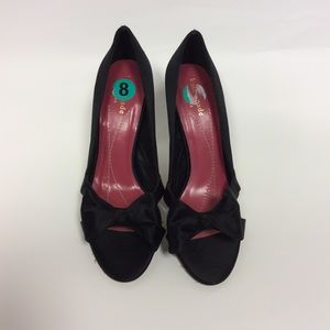 {8} Black Kate Spade Heels